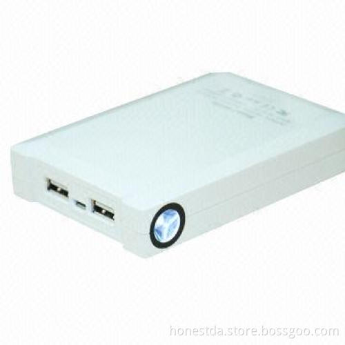 LED Display 8,800mAh Smart Power Bank, Dual USB, Output of 5V/1A, 5V/2.1A